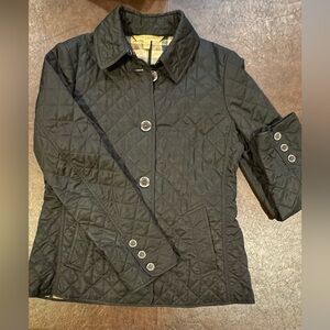Burberry Brit black quilted jacket size M